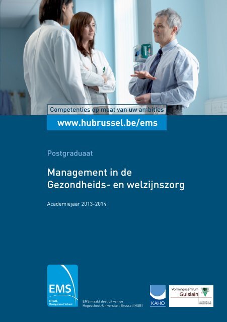 Management in de Gezondheids- en welzijnszorg - HUBRUSSEL.net