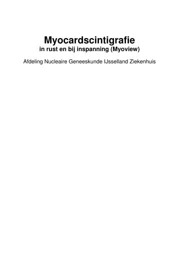 Myocardscintigrafie - IJsselland Ziekenhuis