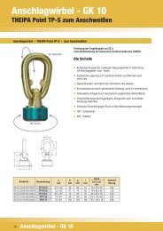 Anschlagwirbel - GK 10 - THEIPA Point TP-S - Seil-Baur GmbH