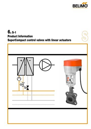 SuperCompact control valves and linear actuators - Belimo