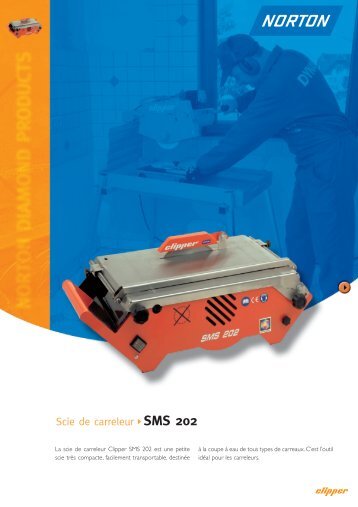 Scie de carreleur SMS 202 - Norton Construction Products
