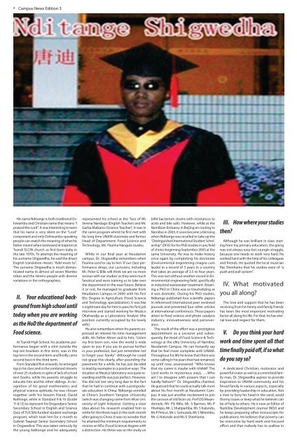 3rd Edition 2009 - University of Namibia