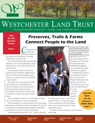 Fall 2010 - Westchester Land Trust