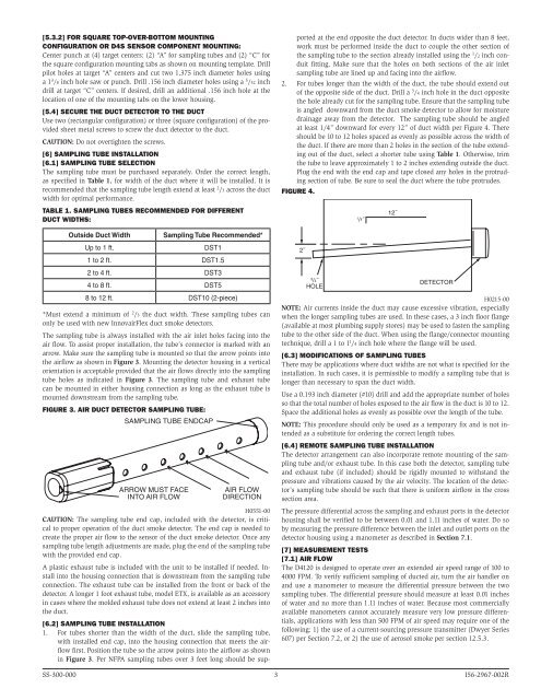 D4120 Duct Smoke Detector D4S Sensor ... - Fire-Lite Alarms