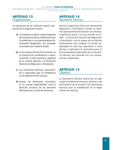 Ley Trata de Personas - DirecciÃ³n General de MigraciÃ³n y ExtranjerÃ­a