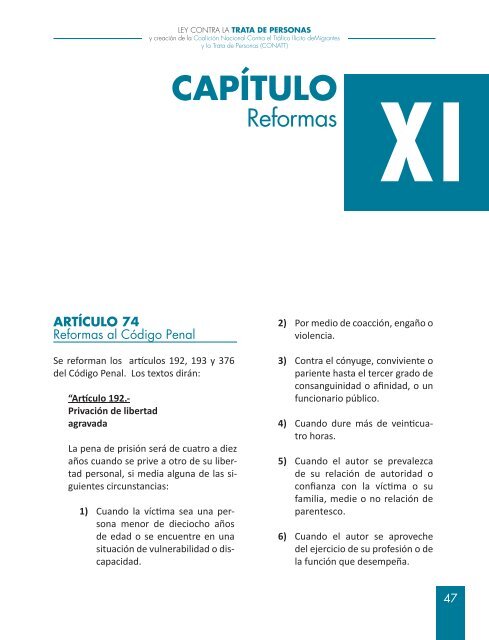 Ley Trata de Personas - DirecciÃ³n General de MigraciÃ³n y ExtranjerÃ­a