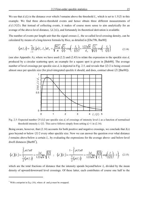 Application and Optimisation of the Spatial Phase Shifting ...