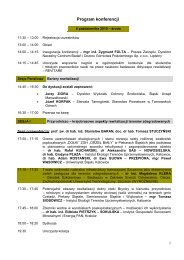 PROGRAM konferencji - Instytut Ekologii TerenÃ³w ...