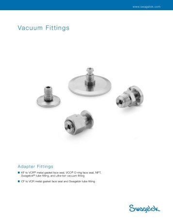 Vacuum Fittings, Adapter Fittings, (MS-03-18, R2) - Eoss.com