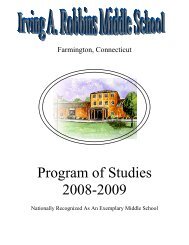 IAR Program of Studies - Farmington Public Schools