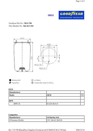 1R14-708 Flex Member No.: 566-28-3-501 OEM ... - Airsprings.cc