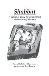 Shabbat Manual.indd - Tikkun Magazine