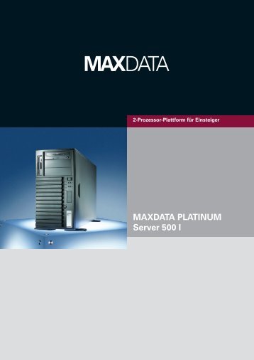 MAXDATA PLATINUM Server 500 I