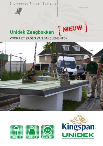 Leaflet Unidek Zaagbokken - Kingspan Unidek