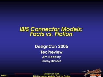 IBIS Connector Models - Samtec