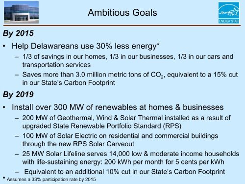 *insert catchy slogan - Goals - Sustainable Energy Utility