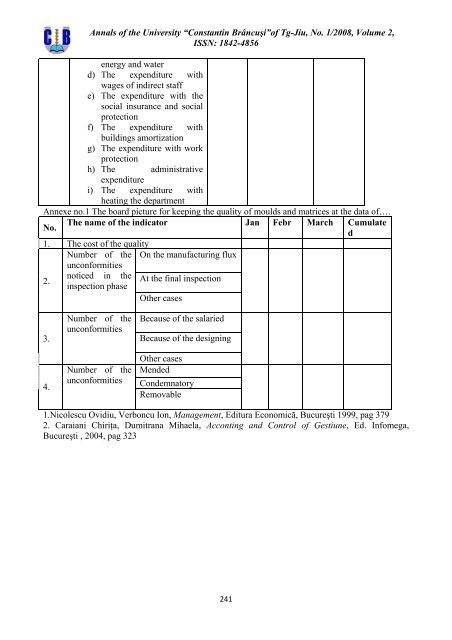 ASPECTS OF TOTAL QUALITY MANAGEMENT APPLIED IN ...