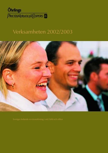 Verksamheten 2002/2003 - PwC