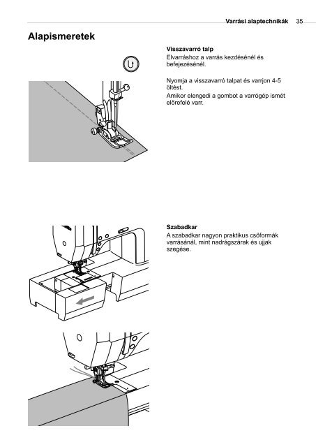 HasznÃ¡lati ÃºtmutatÃ³ - Bernina