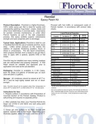 FloroGel - Florock Polymer Flooring