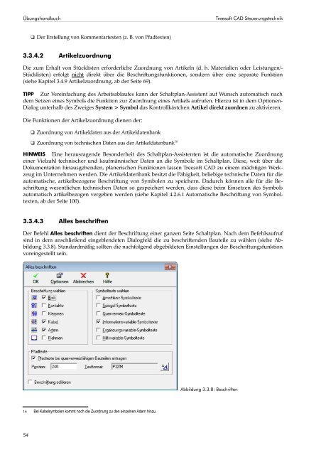 Übungshandbuch Treesoft