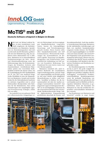 MoTIS® mit SAP - materialfluss.de