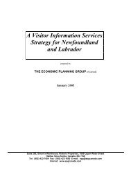 A Visitor Information Services Strategy for Newfoundland and ...