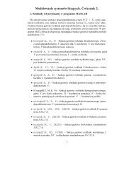 Modelowanie systemów licz Ëacych.´Cwiczenie 2.