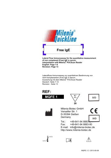 Arbeitsanleitung - Milenia Biotec GmbH