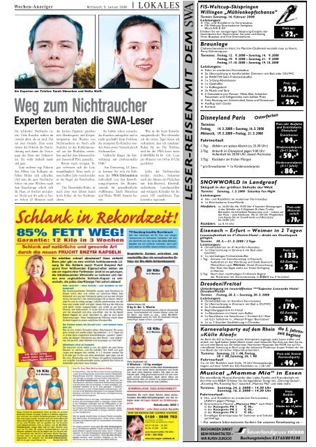 Ausgabe D, Wittgenstein (9.72 MB) - Siegerländer Wochen-Anzeiger