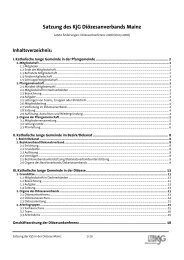 Satzung des KjG Diözesanverbands Mainz - KjG Mainz