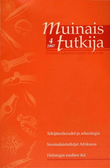 pdf - Suomen arkeologinen seura ry.