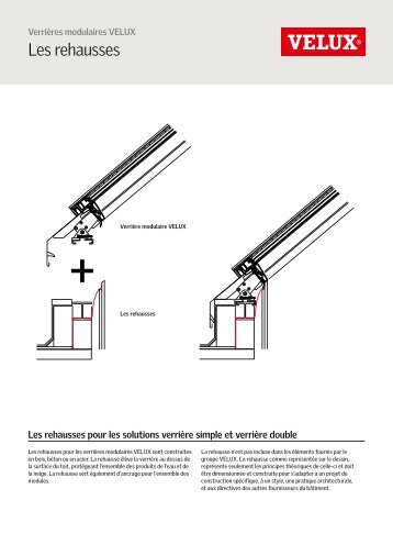 Les rehausses - Verrières modulaires VELUX