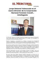 Jorge Retamal Valenzuela es el nuevo Director de la Corporación ...