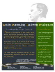 Leadership Development - Queen Elizabeth School