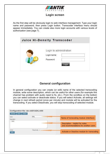 User Manual - Antik Technology