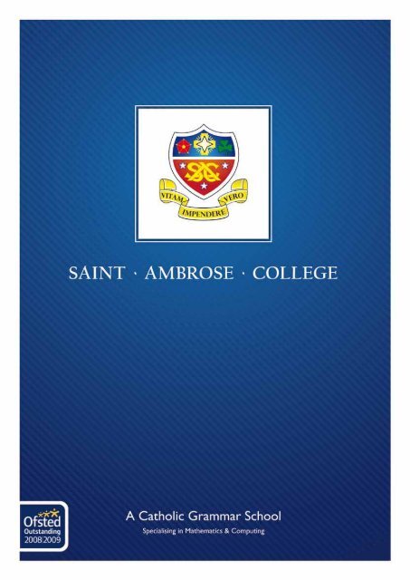 here - St Ambrose College