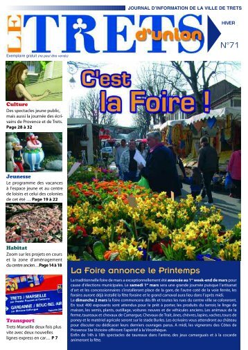 La Foire annonce le Printemps - Mairie-de-trets.fr