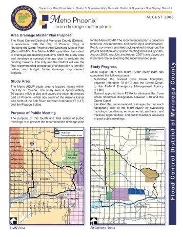 Metro Phoenix Area Drainage Master Plan - Flood Control District of ...