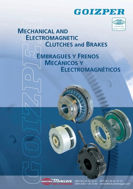 Embragues y Frenos Mecanicos y Electromagneticos - Industrial ...