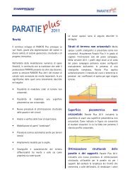 Scopri le nuove funzionalitÃ  di Paratie Plus 2011