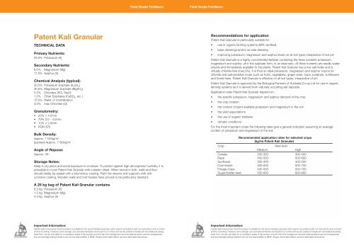 Ammonium sulphate nitrate - BASF Asia Pacific