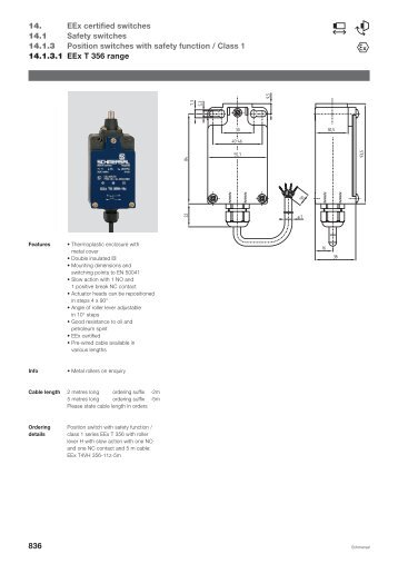 836 EEx certified switches Safety switches Position ... - KASBASE