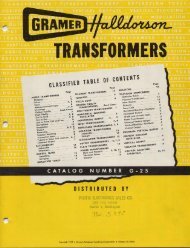 1955 Halldorson transformer catalog - tubebooks.org