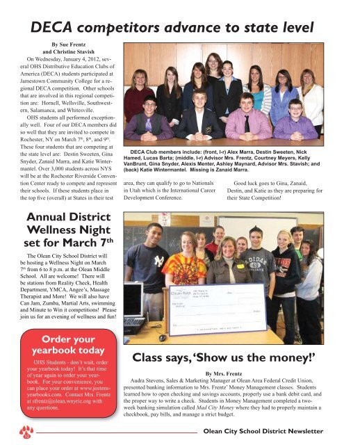 March 2012 - Olean City School District