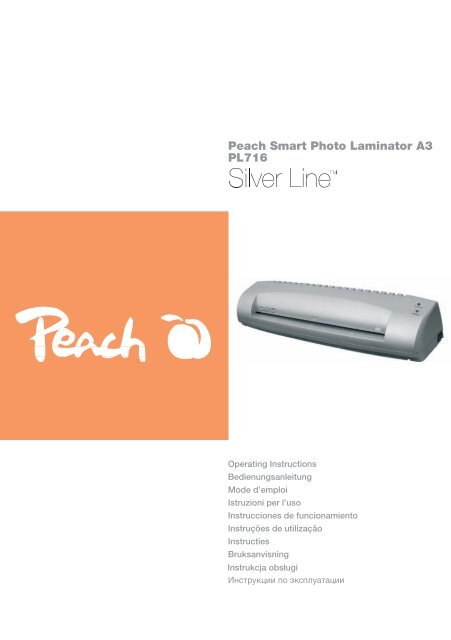 Peach Smart Photo Laminator A3 PL716