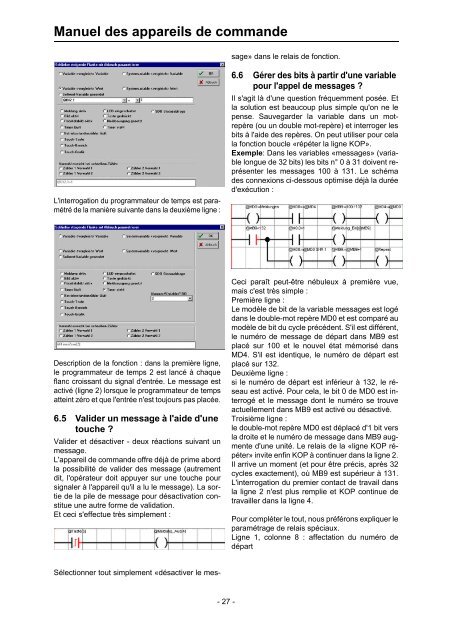 Manuel des appareils de commande - GRAF-SYTECO ...