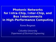 Photonic Networks for Intra-Chip, Inter-Chip, and Box Interconnects ...