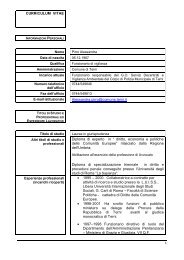 Informazioni Personali Comune Di Terni