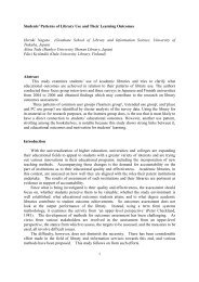 Students' Patterns of Library Use and Their Learning Outcomes ...